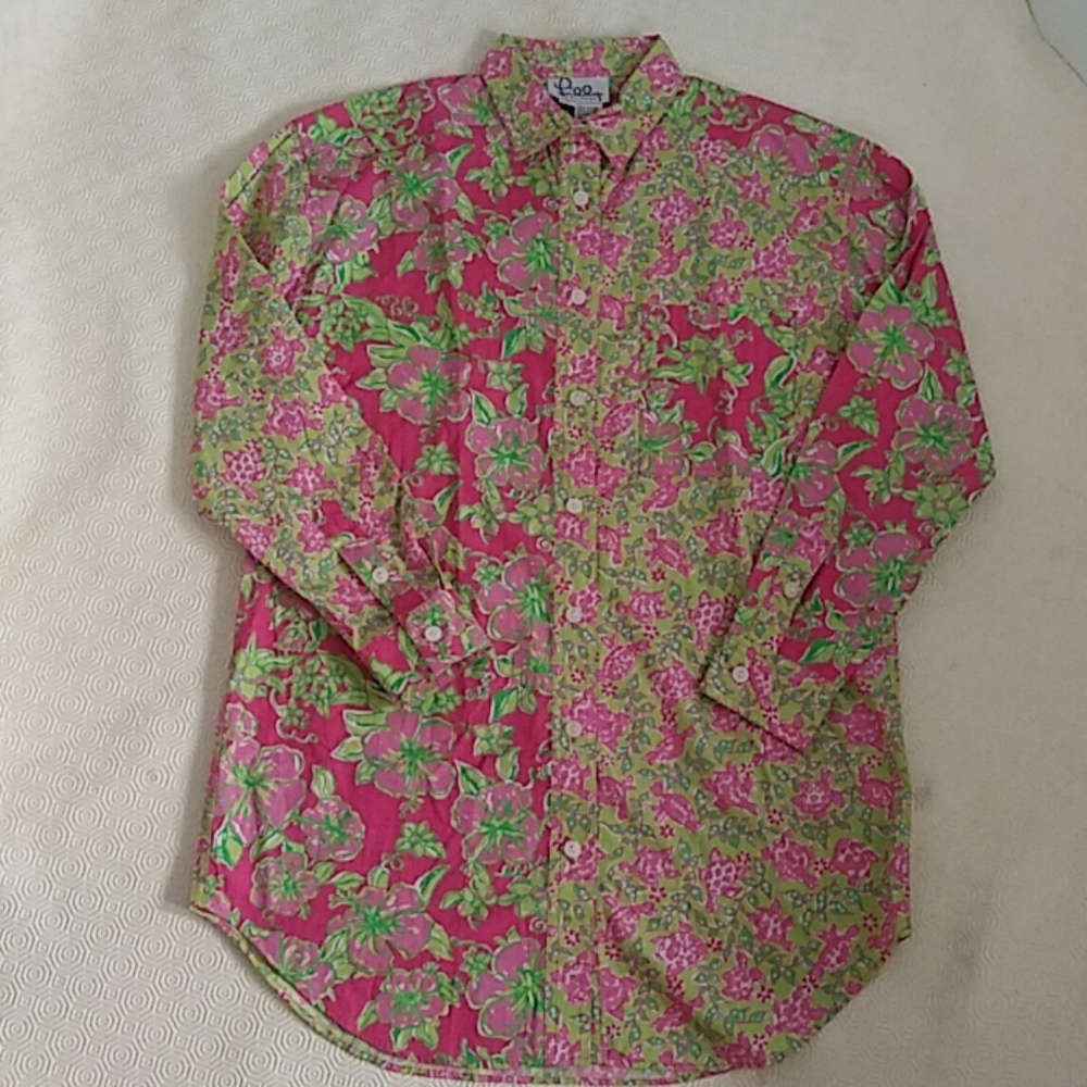 LILLY PULITZER Vintage Button up Shirt S